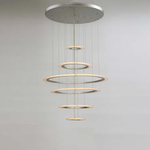 Load image into Gallery viewer, Saturn II LED Chandelier in Detail.