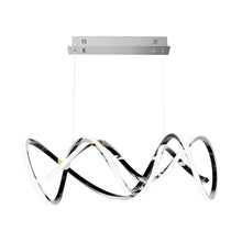 Load image into Gallery viewer, Signature LED Pendant Light in Black Chrome.