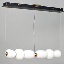 Load image into Gallery viewer, Soji LED Linear Pendant Light in Detail.