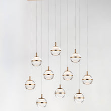 Load image into Gallery viewer, Swank LED Linear Pendant Light in Detail.