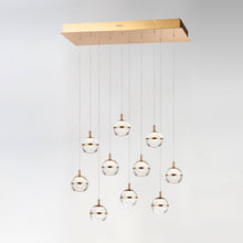 Load image into Gallery viewer, Swank LED Linear Pendant Light in Detail.