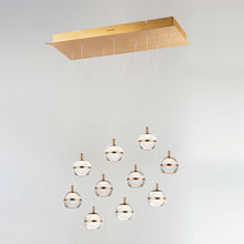 Load image into Gallery viewer, Swank LED Linear Pendant Light in Detail.