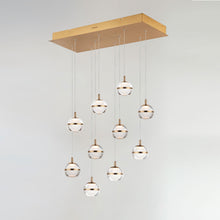 Load image into Gallery viewer, Swank LED Linear Pendant Light in Detail.