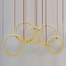 Load image into Gallery viewer, Tether LED Multi-Light Pendant Light in Detail.