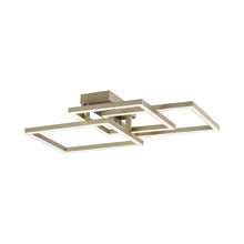 Load image into Gallery viewer, Traverse LED Flush Mount Ceiling Light in 35.5-Inch/Champagne.