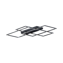 Load image into Gallery viewer, Traverse LED Flush Mount Ceiling Light in 67.75-Inch/Black.