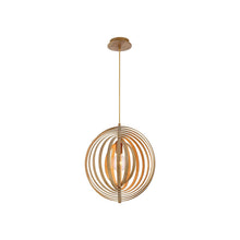 Load image into Gallery viewer, Abruzzo Pendant Light in Wood (Small).