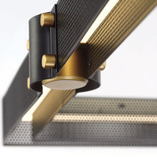 Load image into Gallery viewer, Admiral Rectangular LED Chandelier in Detail.