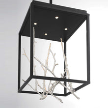 Load image into Gallery viewer, Aerie LED Square Chandelier in Detail.