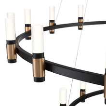 Load image into Gallery viewer, Albany LED Multi Tiered Chandelier in Detail.