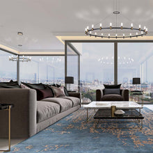 Load image into Gallery viewer, Albany LED Ring Chandelier in living room.