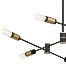 Load image into Gallery viewer, Albany LED Sputnik Chandelier in Detail.