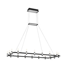Load image into Gallery viewer, Altamont LED Rectangular Chandelier in Detail.