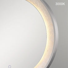Load image into Gallery viewer, Anya LED Round Mirror in Detail.
