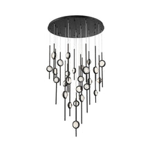 Load image into Gallery viewer, Barletta LED Multi Light Pendant Light in Black Anodized Aluminum (26-Light).