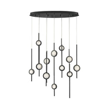 Load image into Gallery viewer, Barletta Oval LED Multi Light Pendant Light.