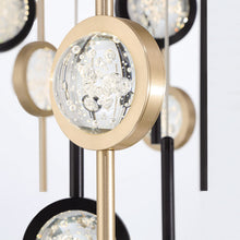 Load image into Gallery viewer, Barletta Oval LED Multi Light Pendant Light in Detail.
