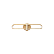 Load image into Gallery viewer, Botton LED Vanity Wall Light in Satin Gold (Small).