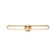 Load image into Gallery viewer, Botton LED Vanity Wall Light in Satin Gold (Medium).