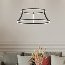 Load image into Gallery viewer, Cadoux LED Chandelier in living room.