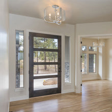Load image into Gallery viewer, Campisi Semi Flush Mount Ceiling Light in living room.