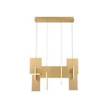 Load image into Gallery viewer, Coburg LED Chandelier in Gold (Large).