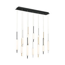 Load image into Gallery viewer, Cumberland Rectangular LED Multi Light Pendant Light in Mixed.