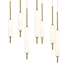 Load image into Gallery viewer, Cumberland Rectangular LED Multi Light Pendant Light in Detail.