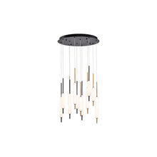 Load image into Gallery viewer, Cumberland Round LED Multi Light Pendant Light in Mixed.