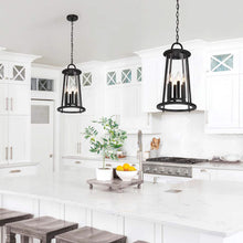 Load image into Gallery viewer, Daulle Outdoor Pendant Light in dining room.