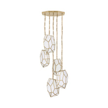 Load image into Gallery viewer, Heera Multi Light Pendant Light (5-Light).