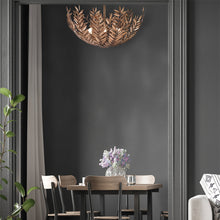 Load image into Gallery viewer, Jalore Semi Flush Mount Ceiling Light in living room.