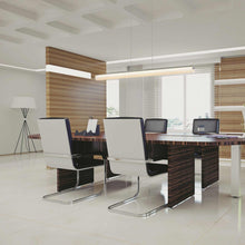 Load image into Gallery viewer, Landor LED Linear Pendant Light in office.