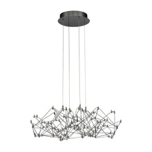 Load image into Gallery viewer, Leonardelli LED Chandelier in Dark Chrome (Small).