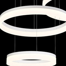 Load image into Gallery viewer, Minuta LED Multi Tier Chandelier in Detail.