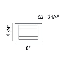 Load image into Gallery viewer, Nelson LED Bath Wall Light - line drawing.