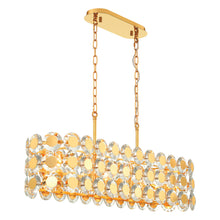 Load image into Gallery viewer, Perrene Linear Pendant Light - line drawing.