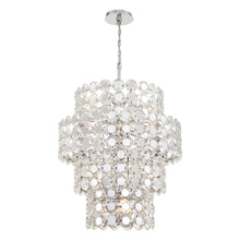 Load image into Gallery viewer, Perrene Multi Tier Chandelier in Chrome.