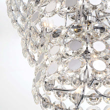Load image into Gallery viewer, Perrene Multi Tier Chandelier in Detail.