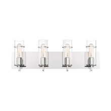 Load image into Gallery viewer, Pista Vanity Wall Light in Chrome (4-Light).