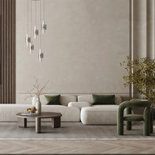 Load image into Gallery viewer, Rola LED Linear Pendant Light in living room.