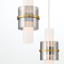 Load image into Gallery viewer, Rola LED Linear Pendant Light in Detail.