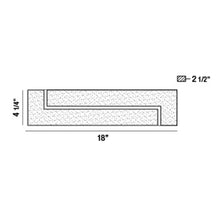 Load image into Gallery viewer, Santi LED Vanity Wall Light - line drawing.