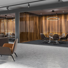 Load image into Gallery viewer, Spunto LED Chandelier in living room.