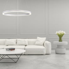 Load image into Gallery viewer, Spunto LED Chandelier in living room.