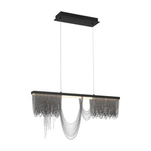 Load image into Gallery viewer, Tenda LED Linear Pendant Light in Detail.