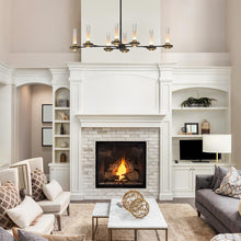 Load image into Gallery viewer, Torcia LED Linear Pendant Light in living room.