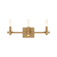 Load image into Gallery viewer, Torna LED Vanity Wall Light in Gold (3-Light).