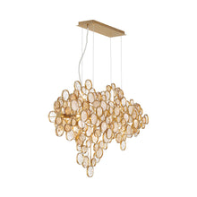 Load image into Gallery viewer, Trento Linear Chandelier in Detail.