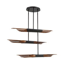 Load image into Gallery viewer, Umura LED Chandelier in Black.